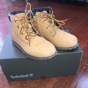 Size 9 toddler Unisex Timberland boot Pokey Pine